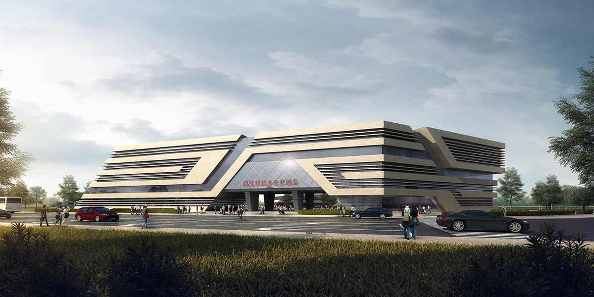 鞏義市五里堡城鄉(xiāng)客運(yùn)公交場(chǎng)站綜合樓、維修車間幕墻外裝飾工程