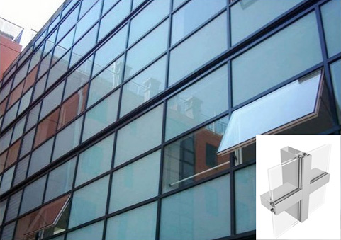 明框玻璃幕墻 明框玻璃幕墻